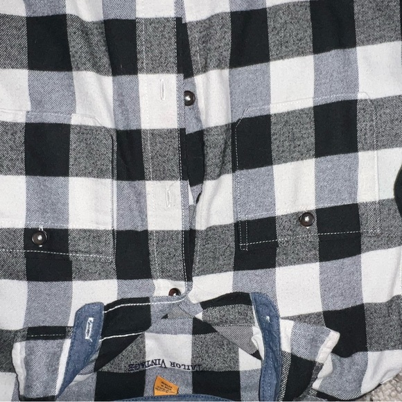 black and white flannel - Picture 7 of 8